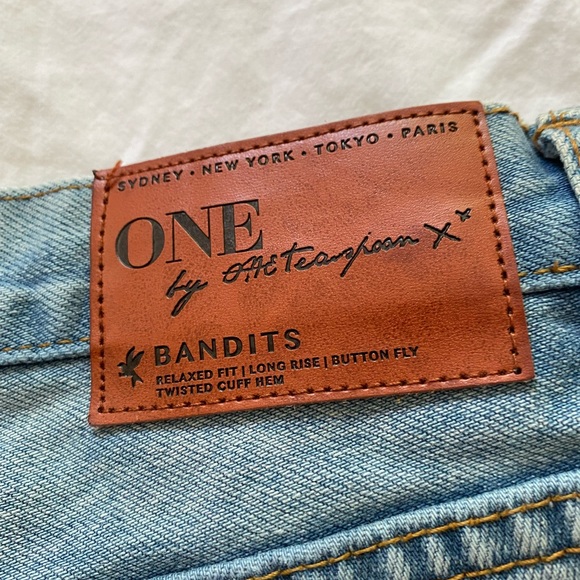 ONExONETEASPOON Cutoff Jean shorts - Picture 3 of 5